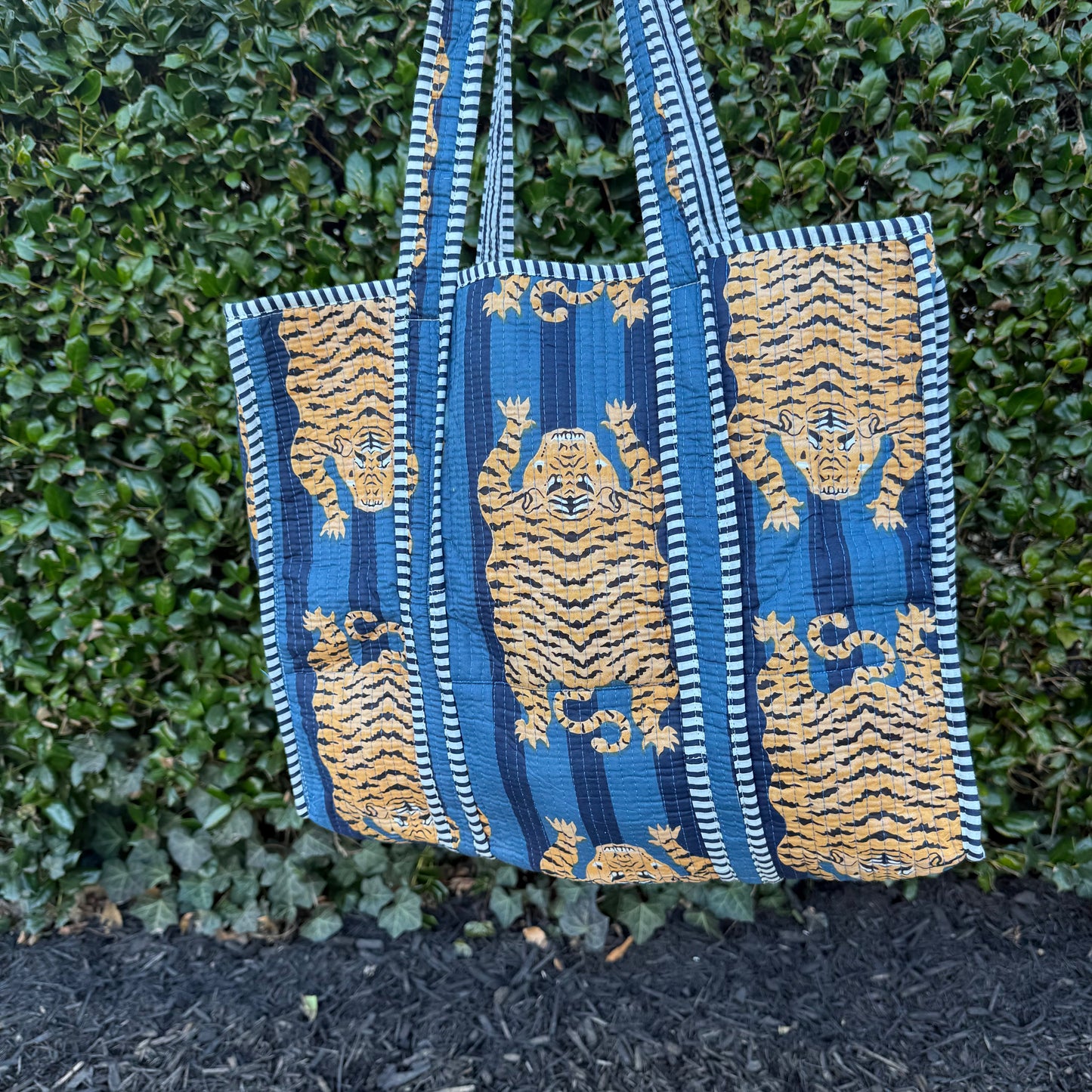Tiger Print Tote Bag