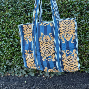 Tiger Print Tote Bag