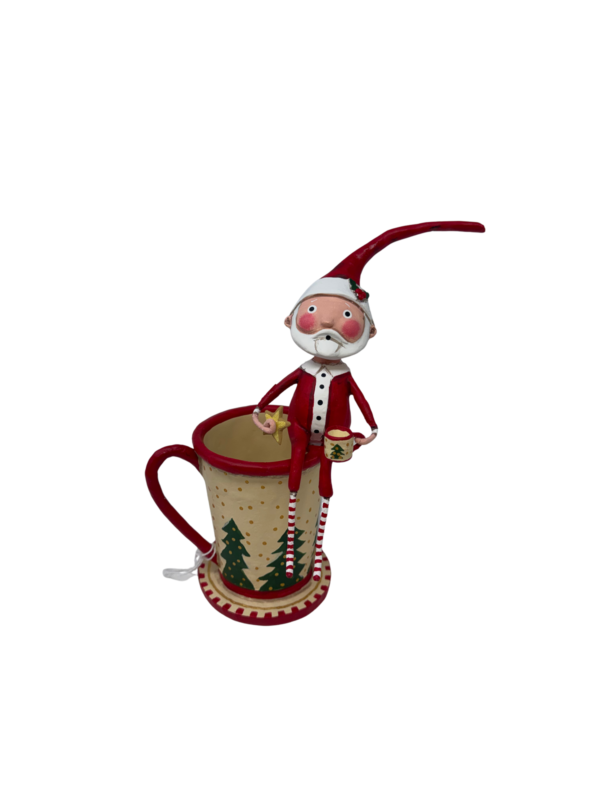 Lori Mitchell "Cocoa & Cookies Santa" Figurine