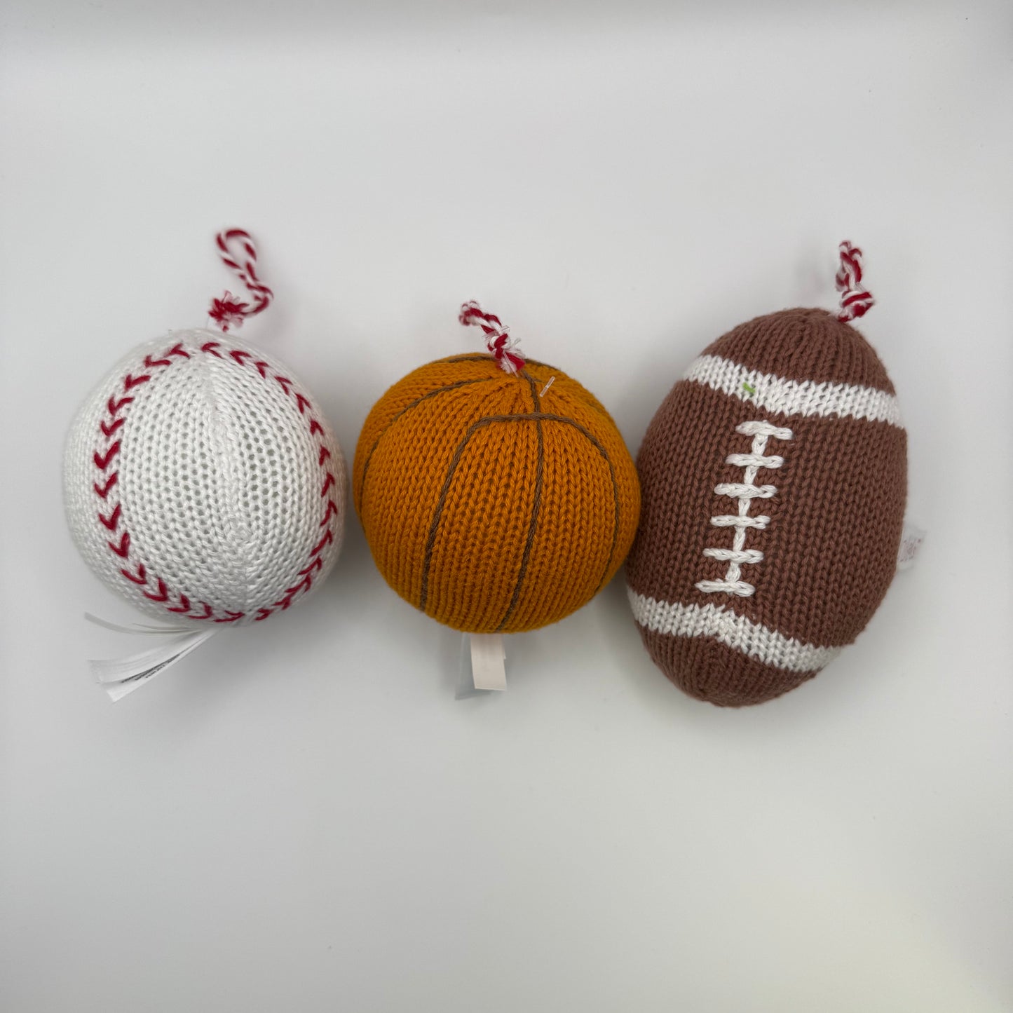 Sports Plush Baby Rattle