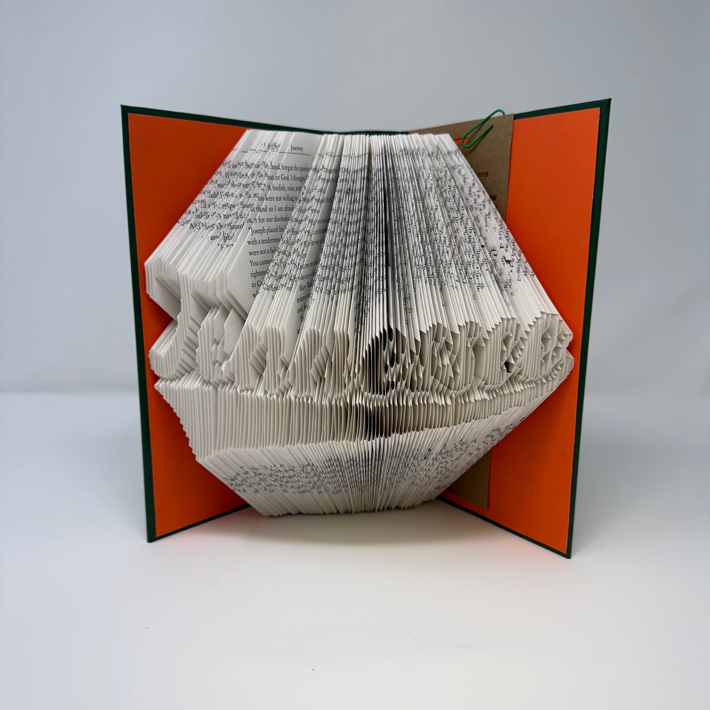 Tennessee Folded Book Sculpture