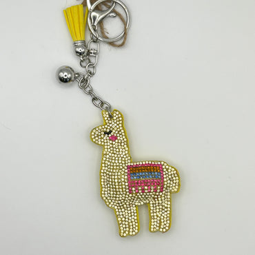Sparkly Keychains – Cherry, Ladybug, Avocado, & Llama