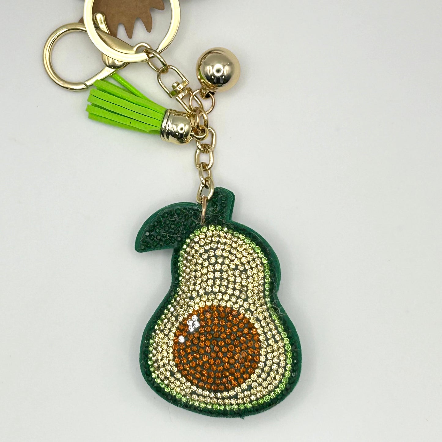 Sparkly Keychains – Cherry, Ladybug, Avocado, & Llama