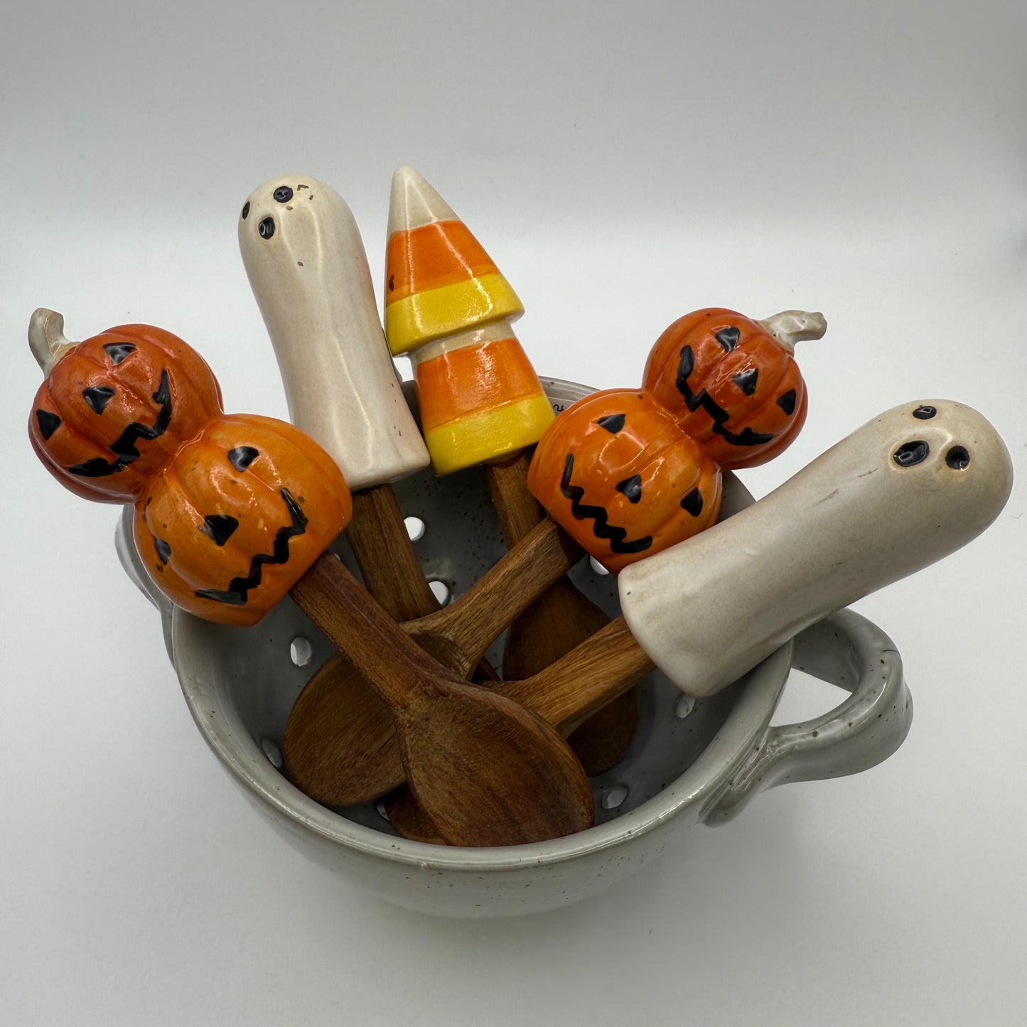 Halloween Themed, Wooden Spoons