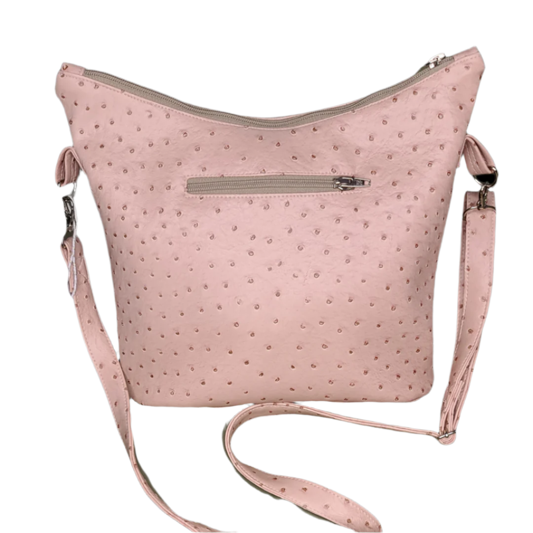 Salmon Pink Ostrich Purse