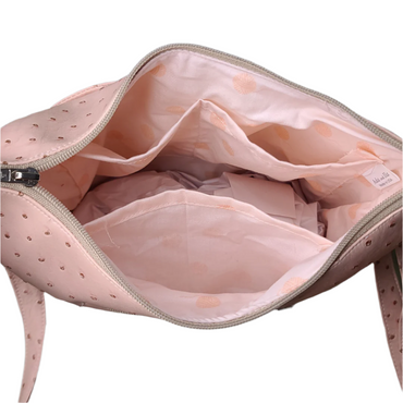 Salmon Pink Ostrich Purse