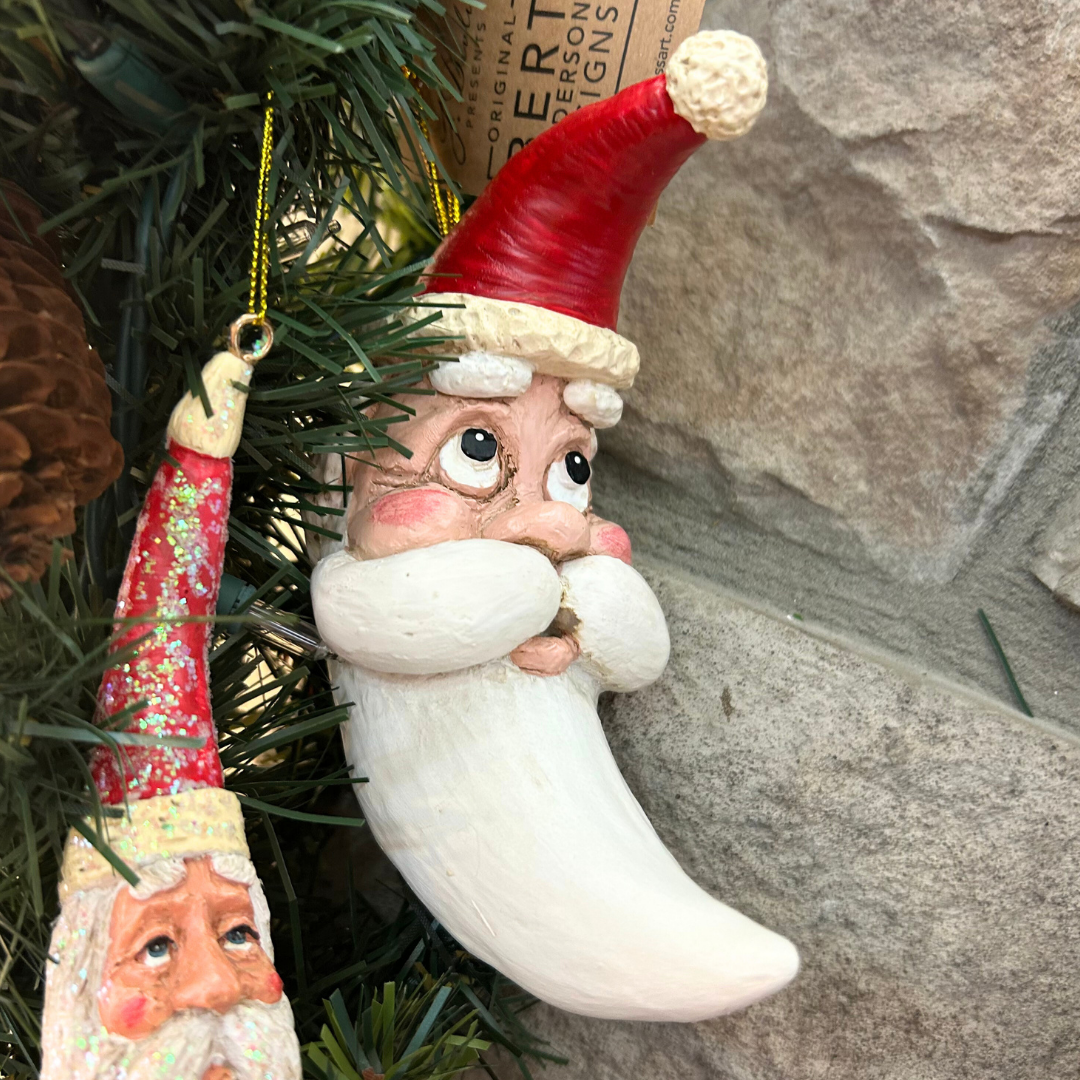 Santa Head Ornaments