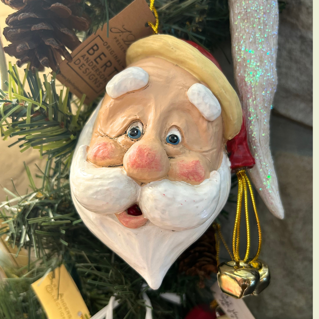 Santa Head Ornaments