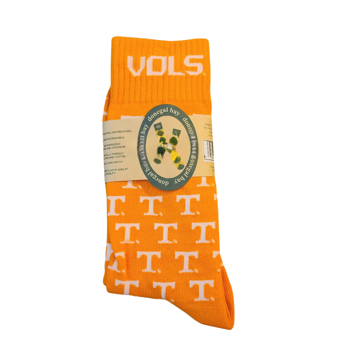 Orange TN Vols Socks