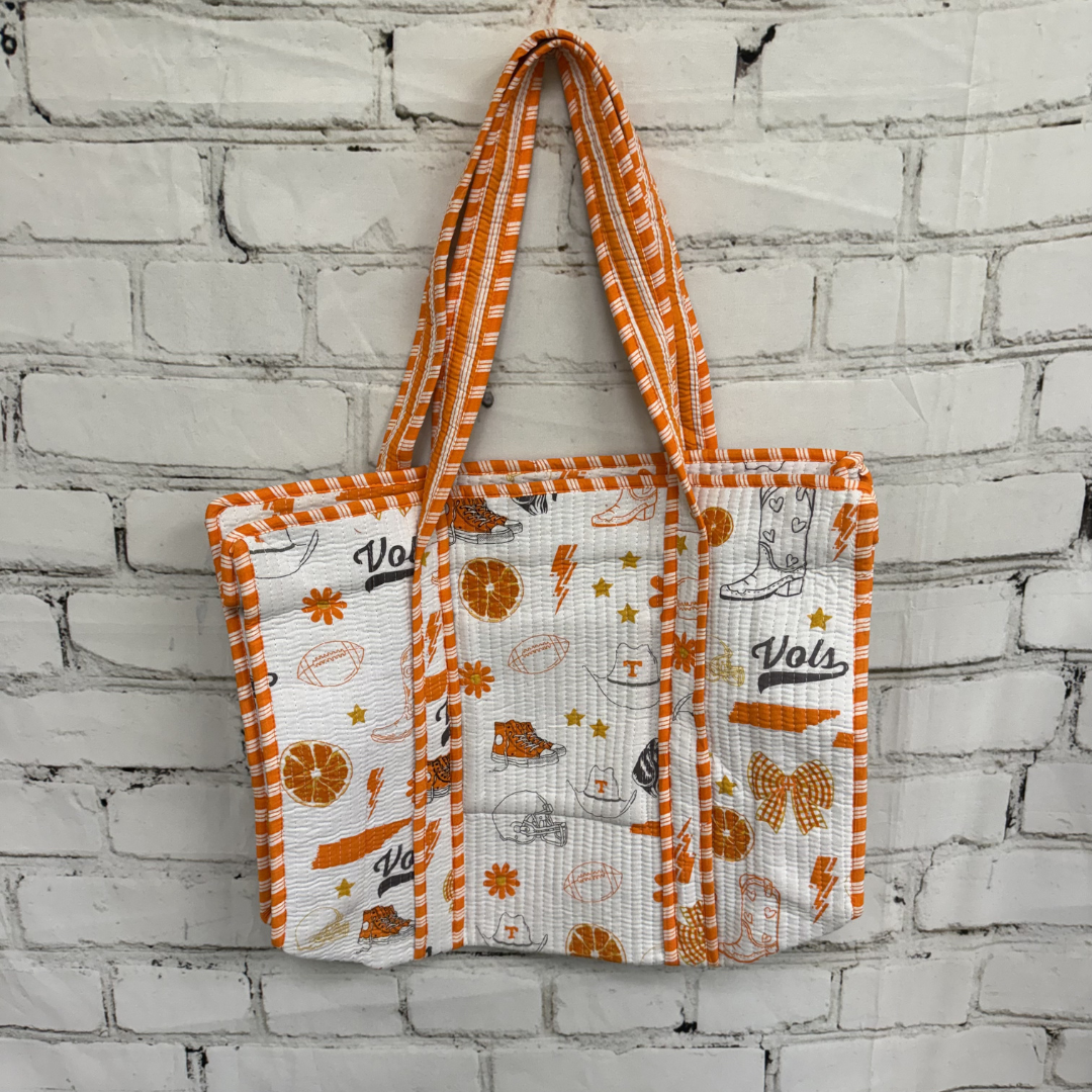 Quilted Tennessee Tote Bag