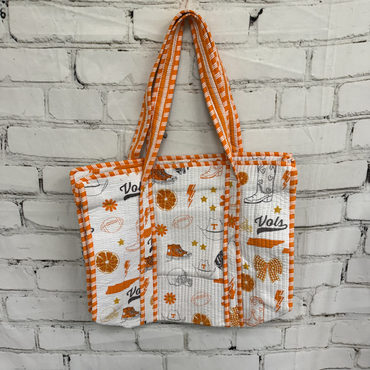 Quilted Tennessee Tote Bag
