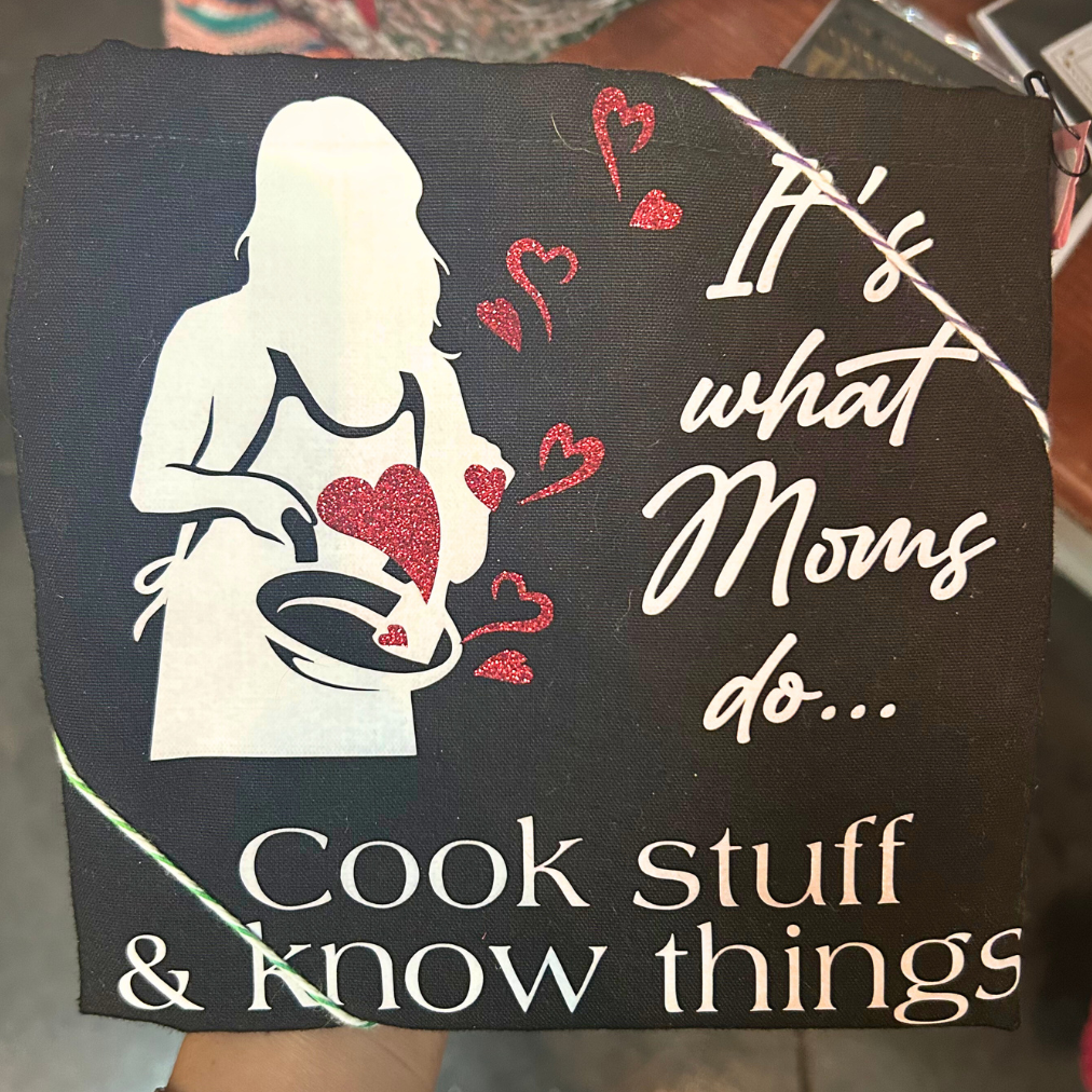 Playful Black Aprons