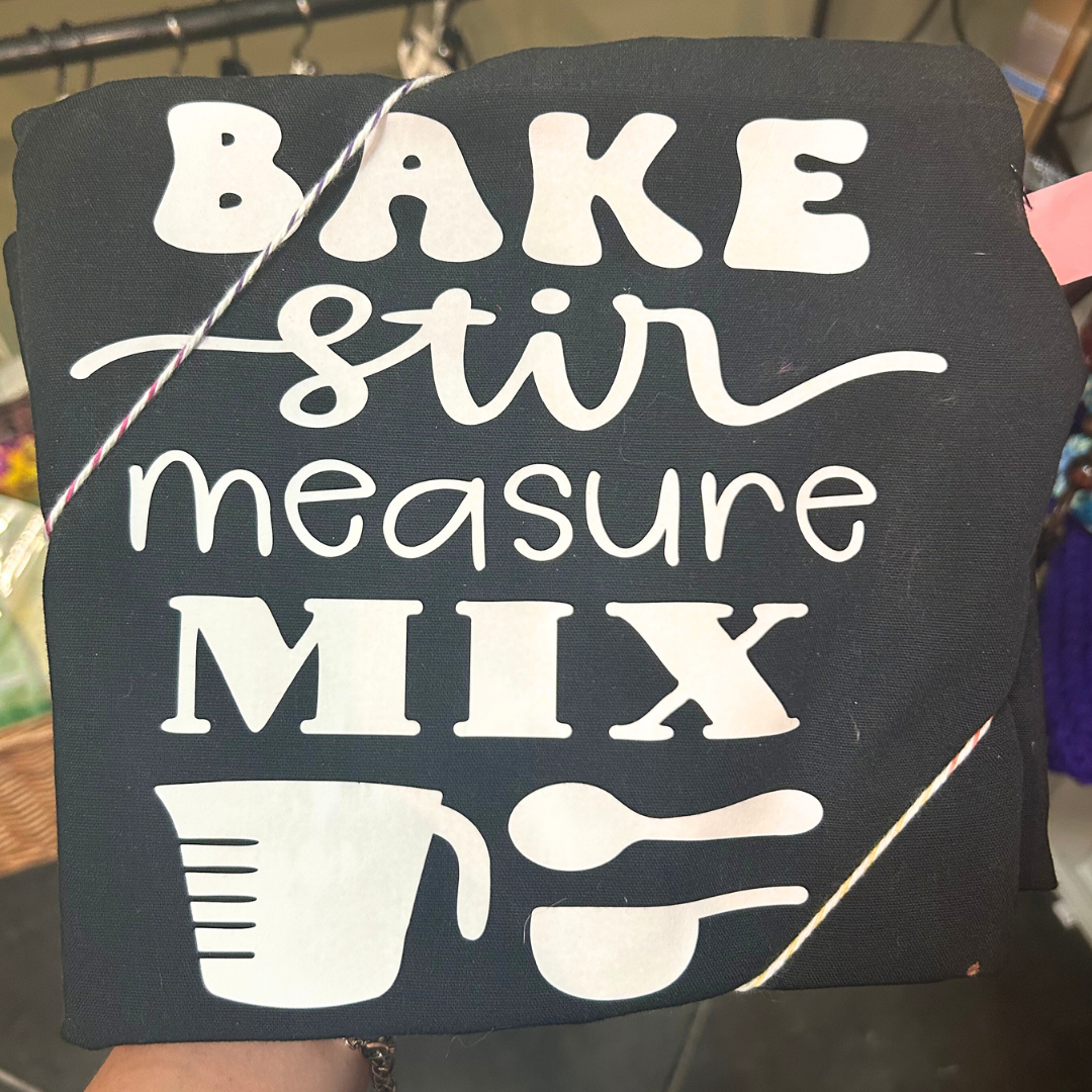 Playful Black Aprons