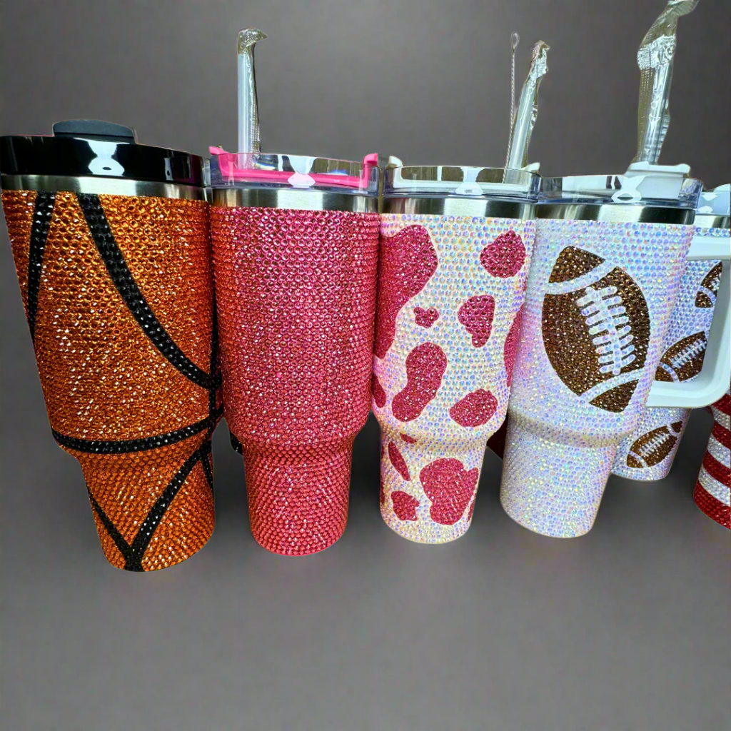 Bedazzled Thermal Cups