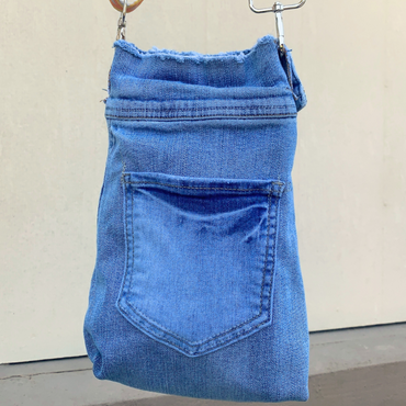 "Wild as a Mink" Denim Patchwork Bag