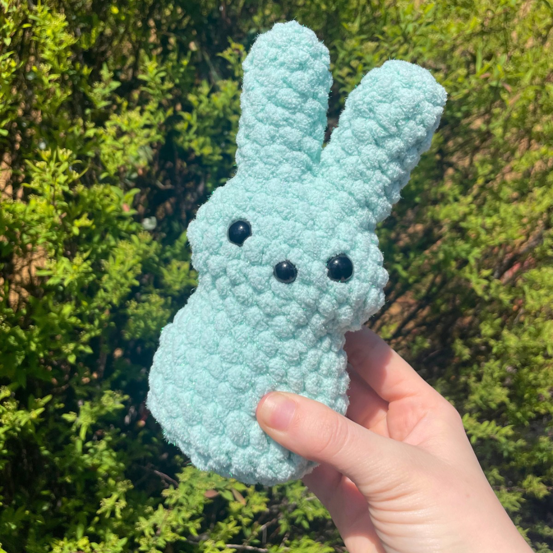 Crocheted Peep Bunny