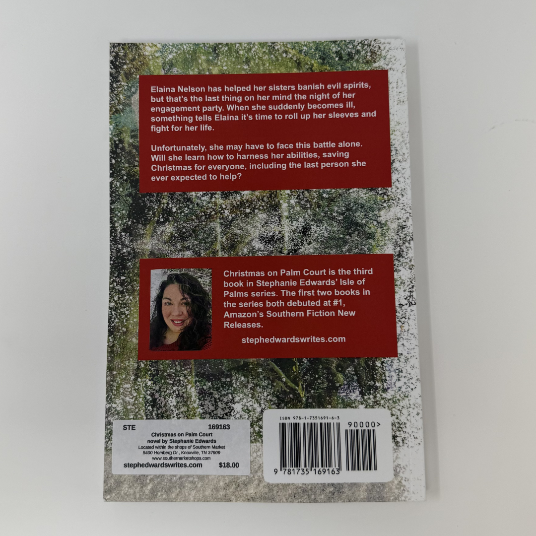 Book back cover with text and a barcode on a gray background