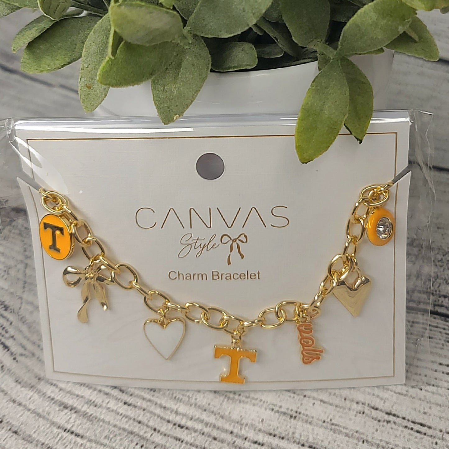 TN Vols Charm Bracelet