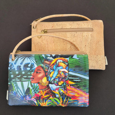"African Woman" Cork Purse