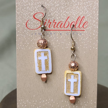 Christian Cross Earrings