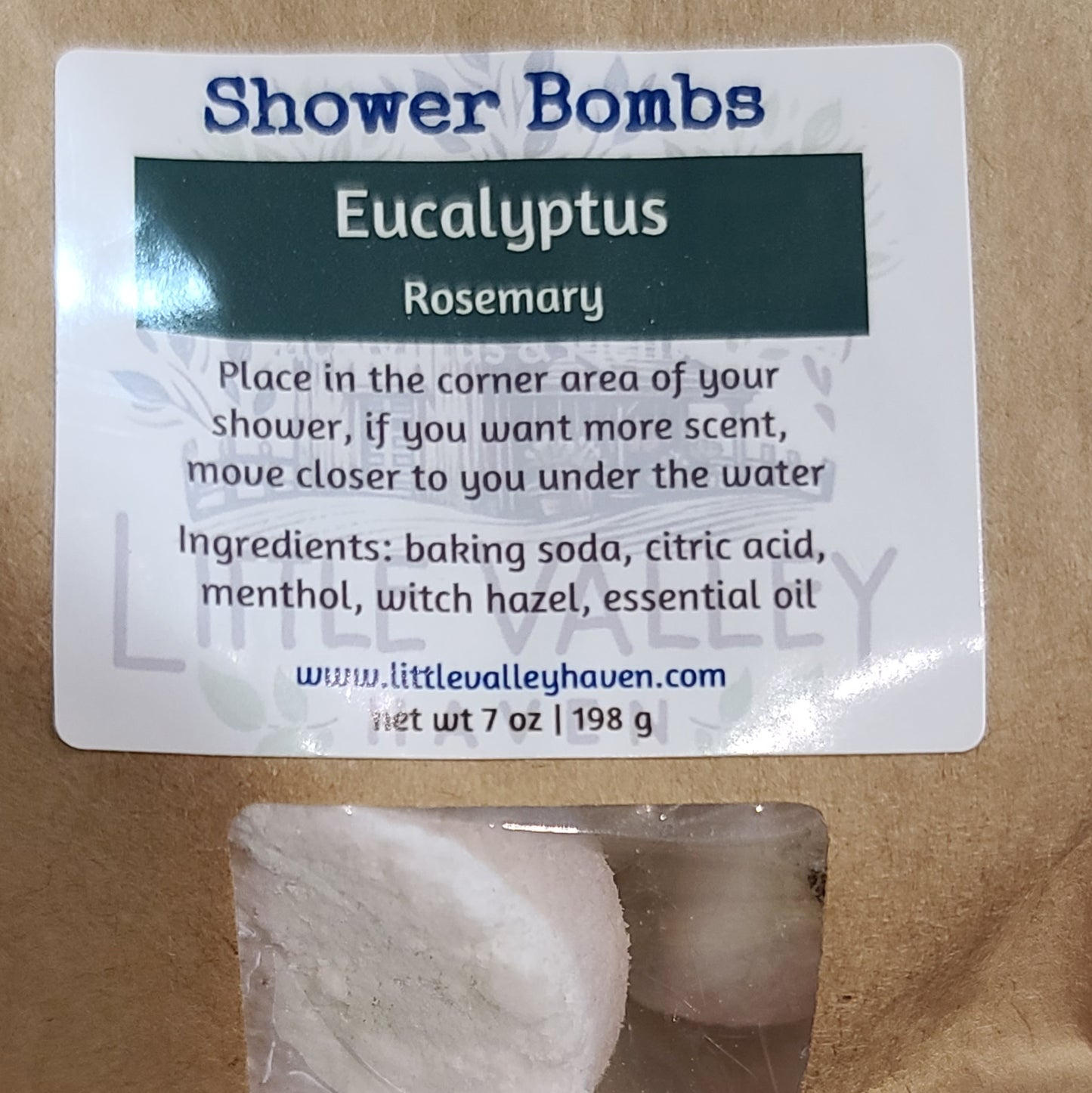 Eucalyptus & Rosemary Shower Bombs