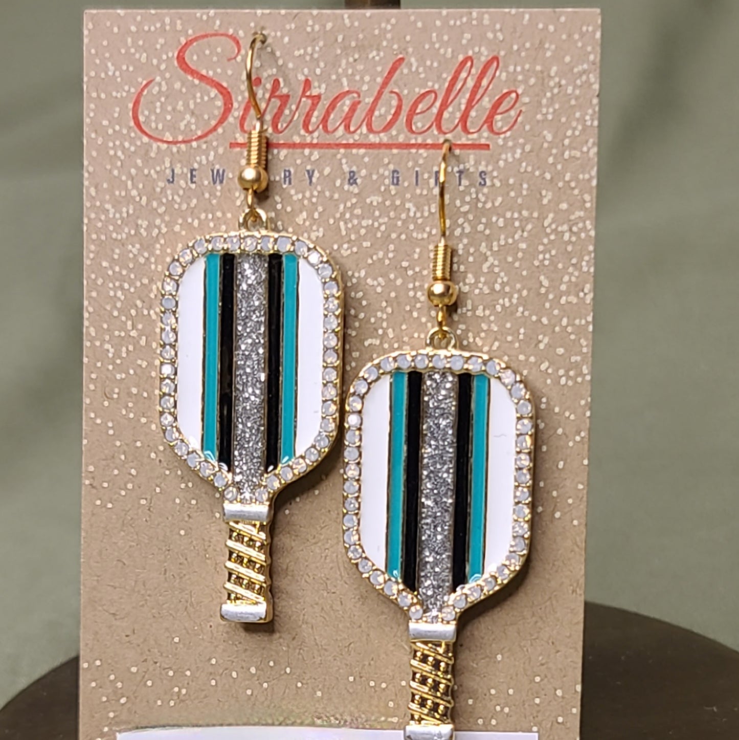 Glamorous Pickleball Earrings