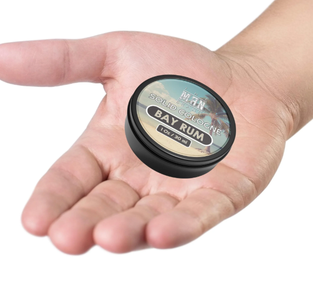 The Man Brand Solid Cologne (Round)