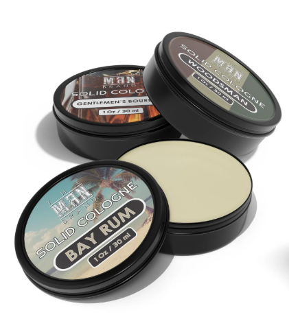 The Man Brand Solid Cologne (Round)