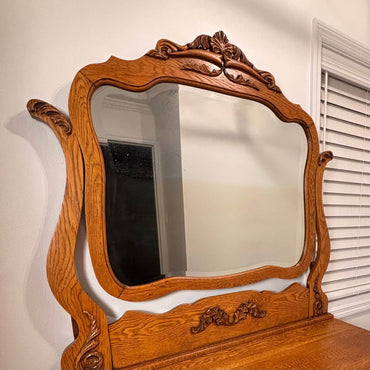Antique White Oak Dresser