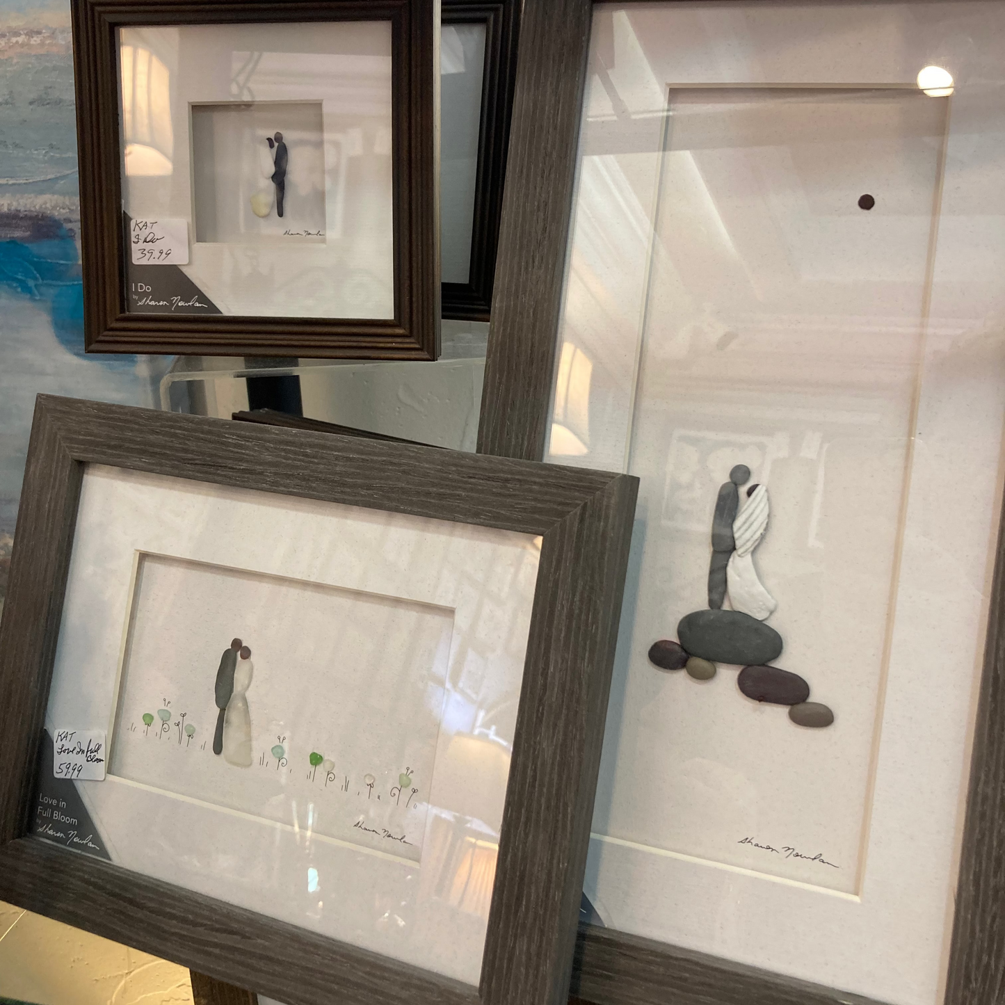 Pebble Art - Wedding Couples