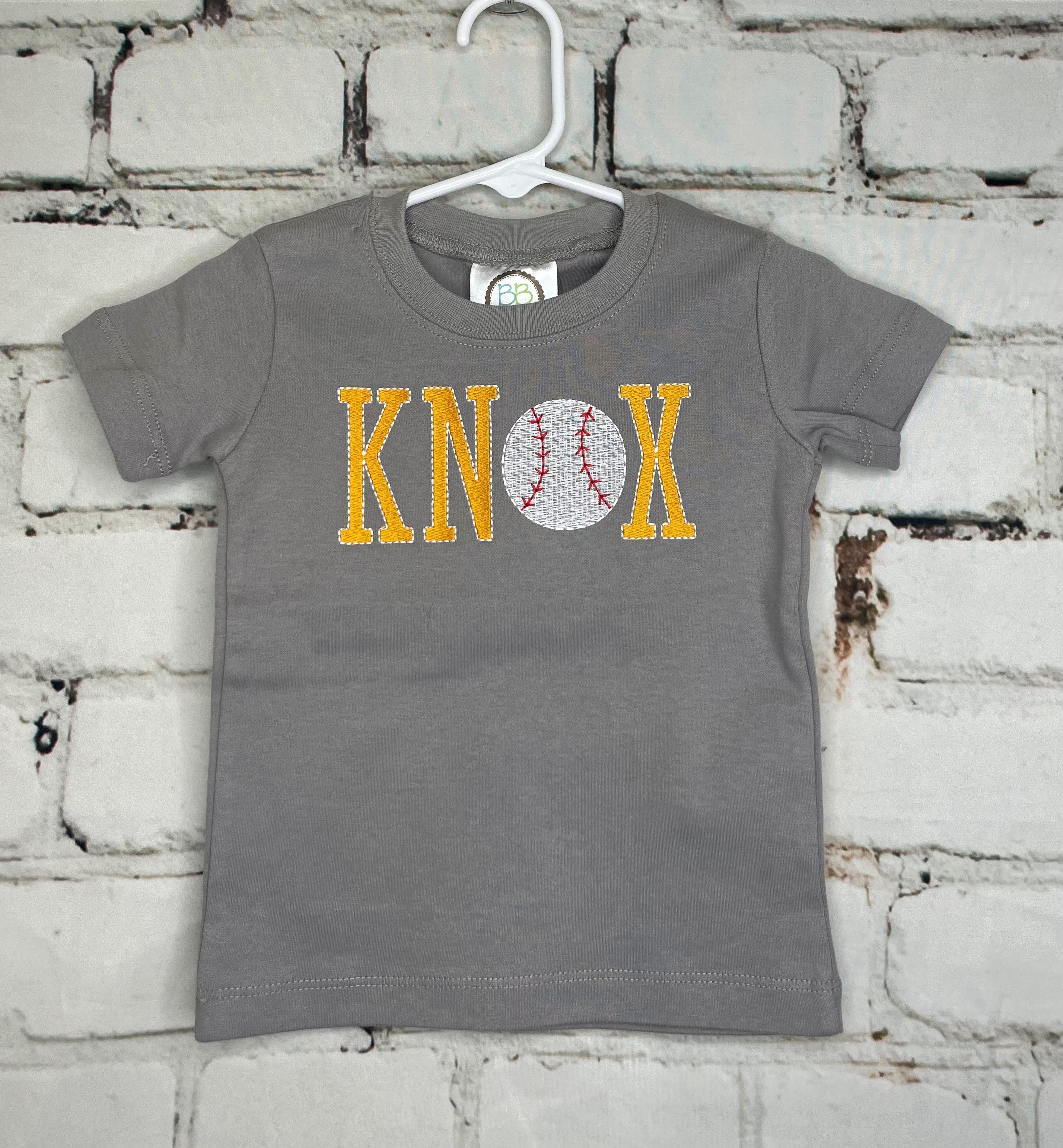 Boys Baseball "Knox" Tee