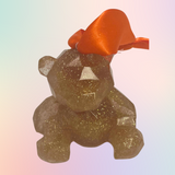 Resin Geometric Bear
