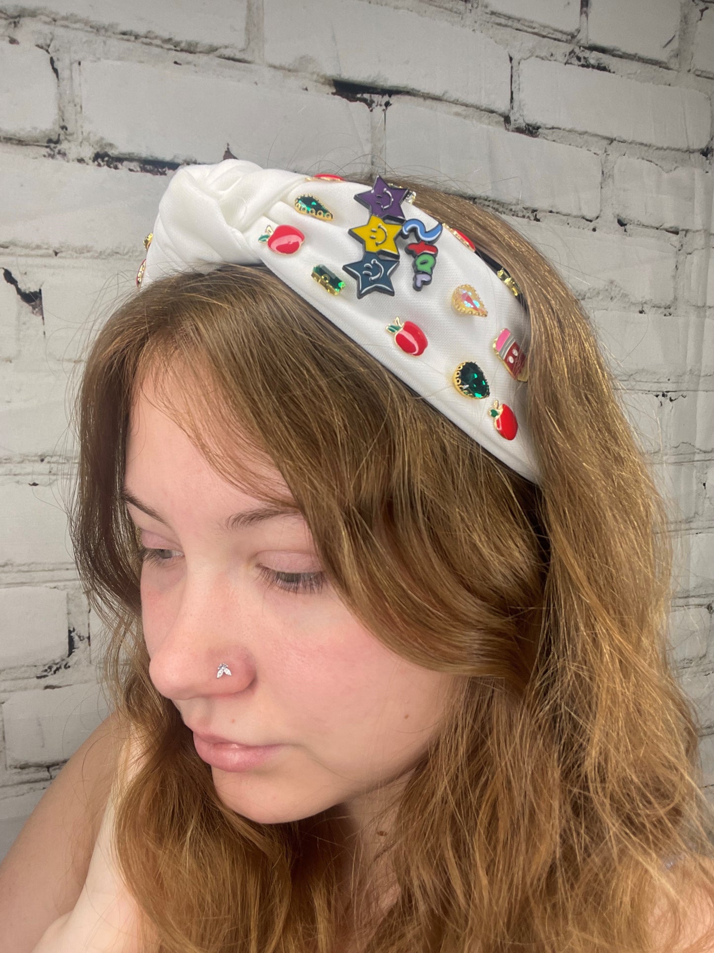 School Beaded Headband