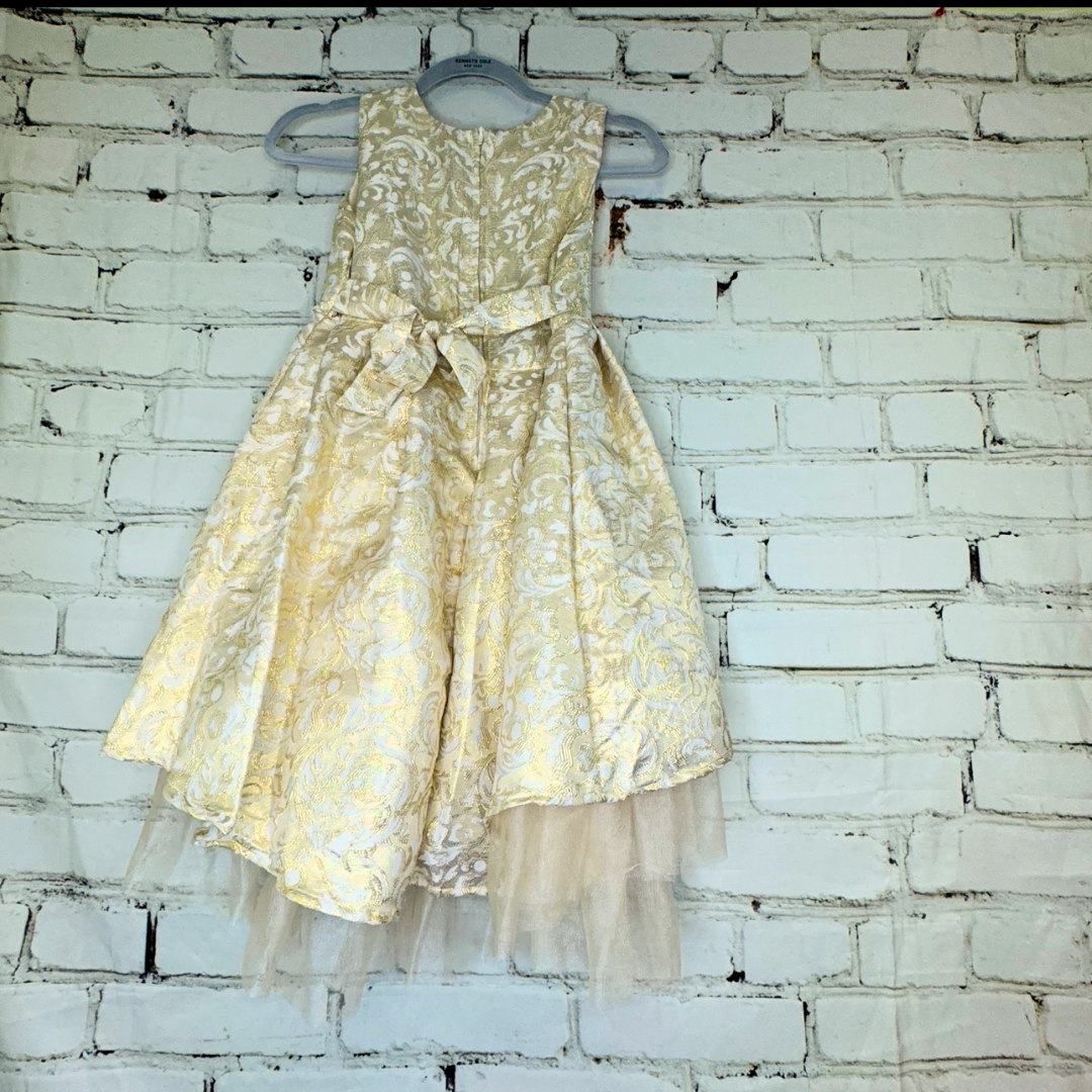 Gold & Ivory Girls Dress