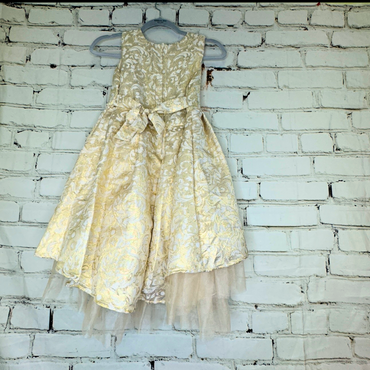 Gold & Ivory Girls Dress