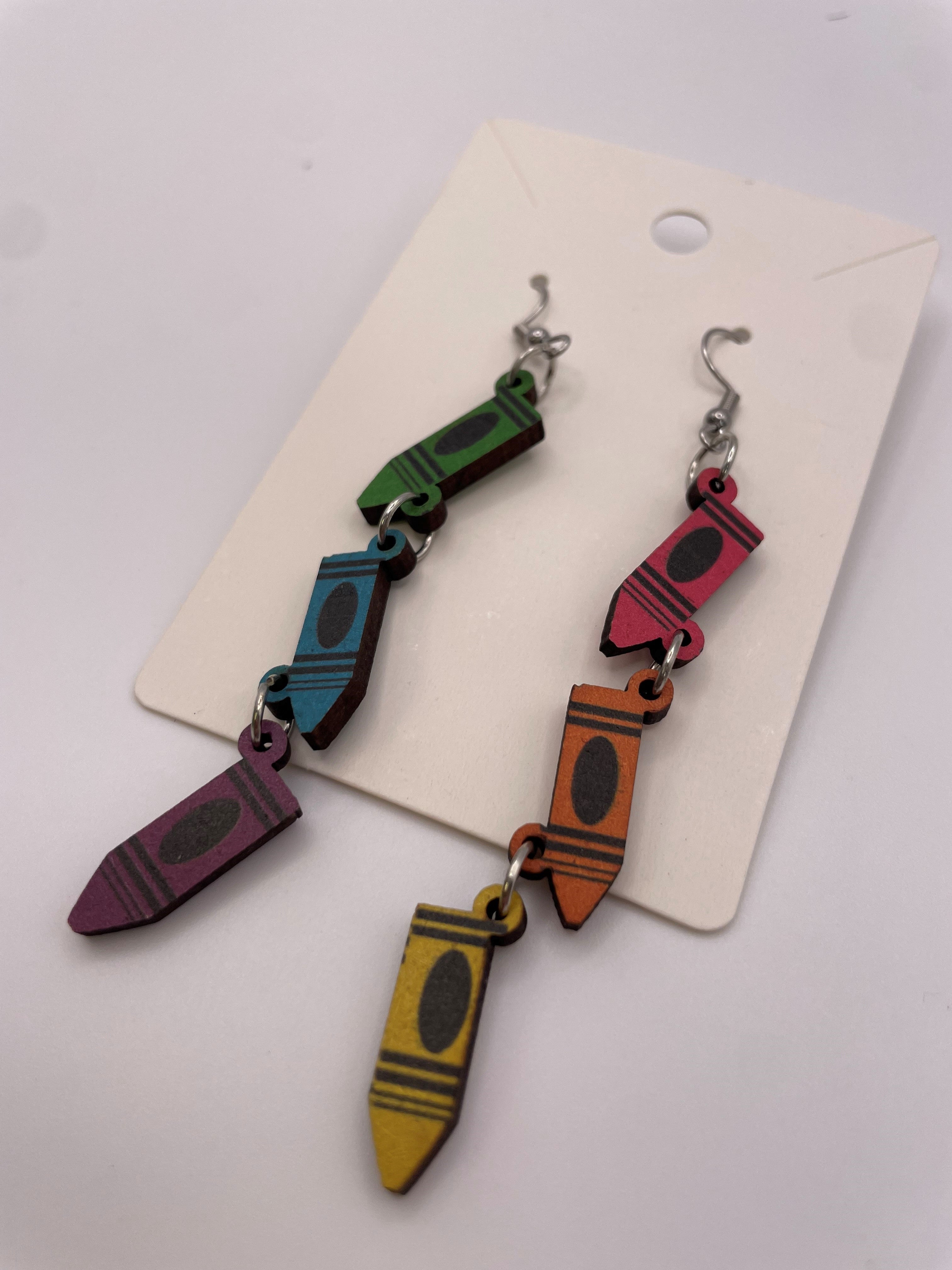 Crayon Earrings