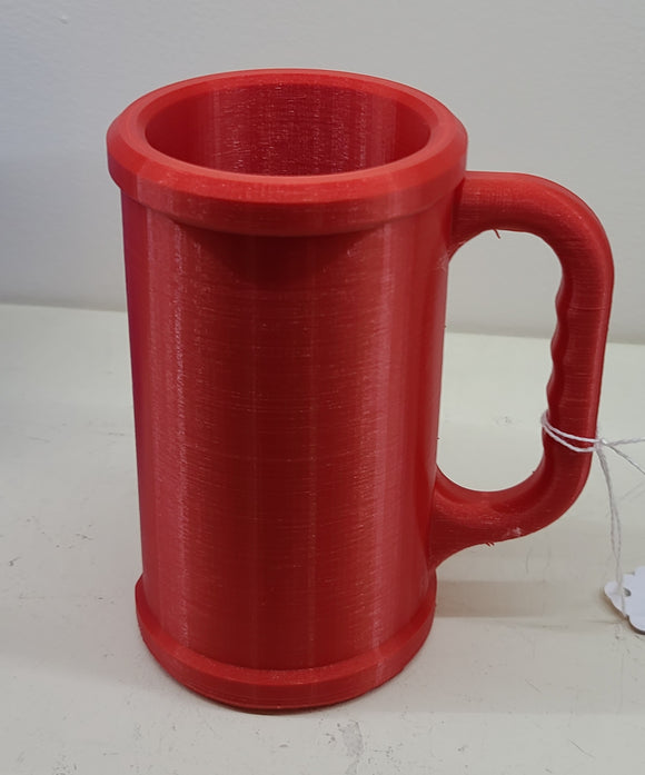 3D Printed Red Drink Holder Mug