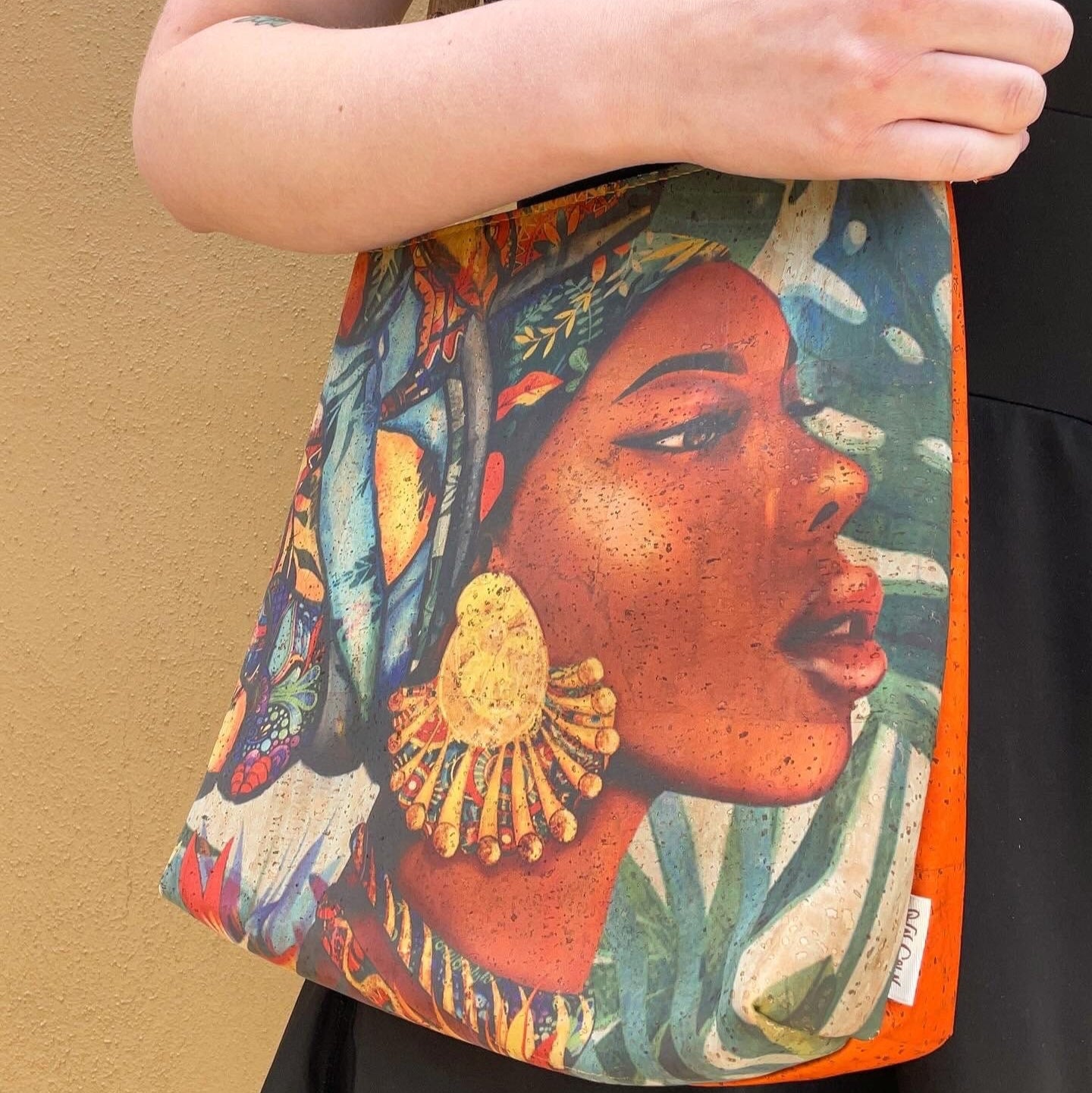 Portrait Of a Woman Cork Bag