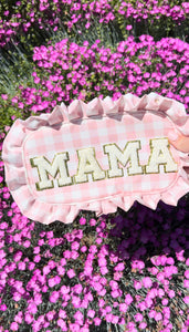 "Mama" Pink and White Bag