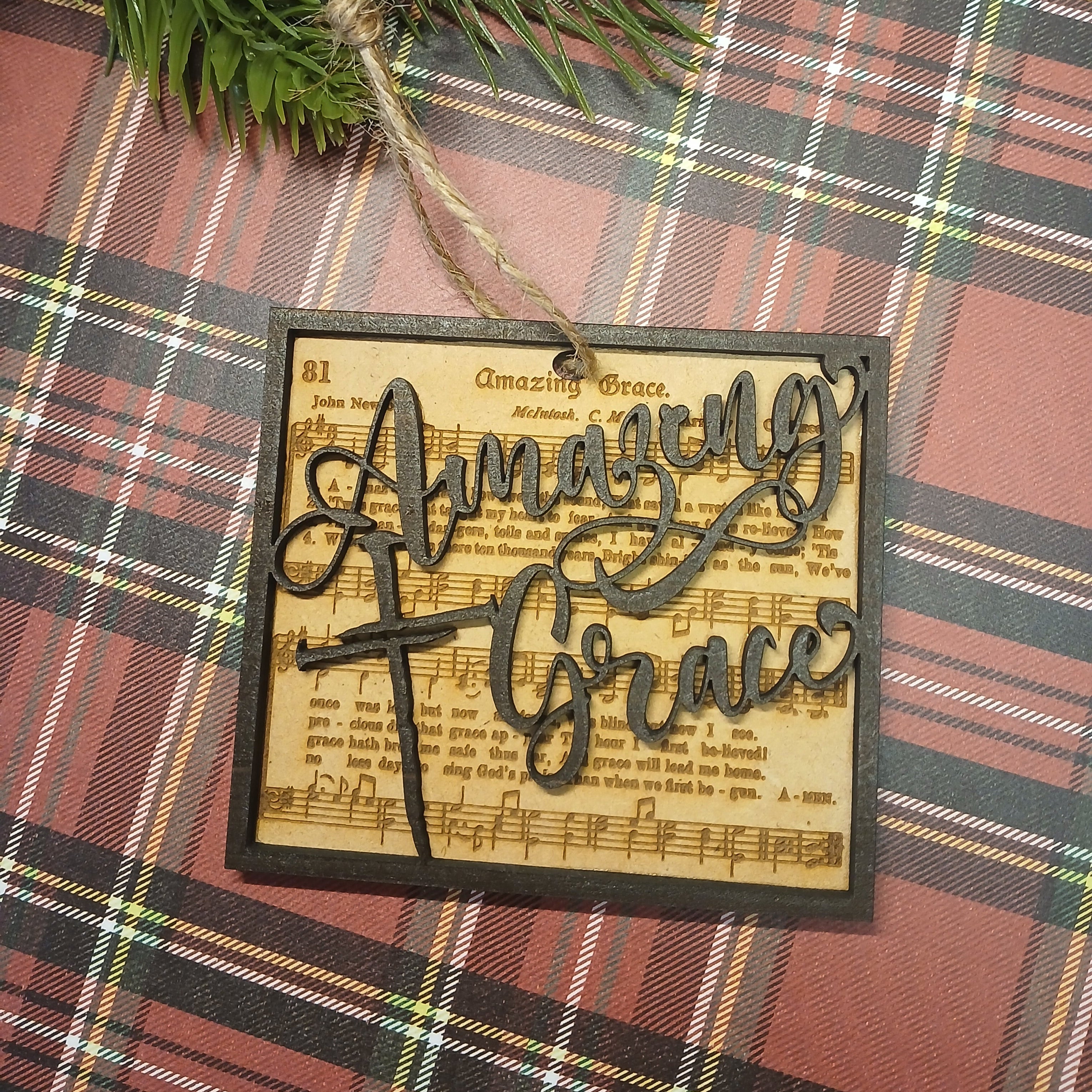 Wooden Religion Song Ornaments