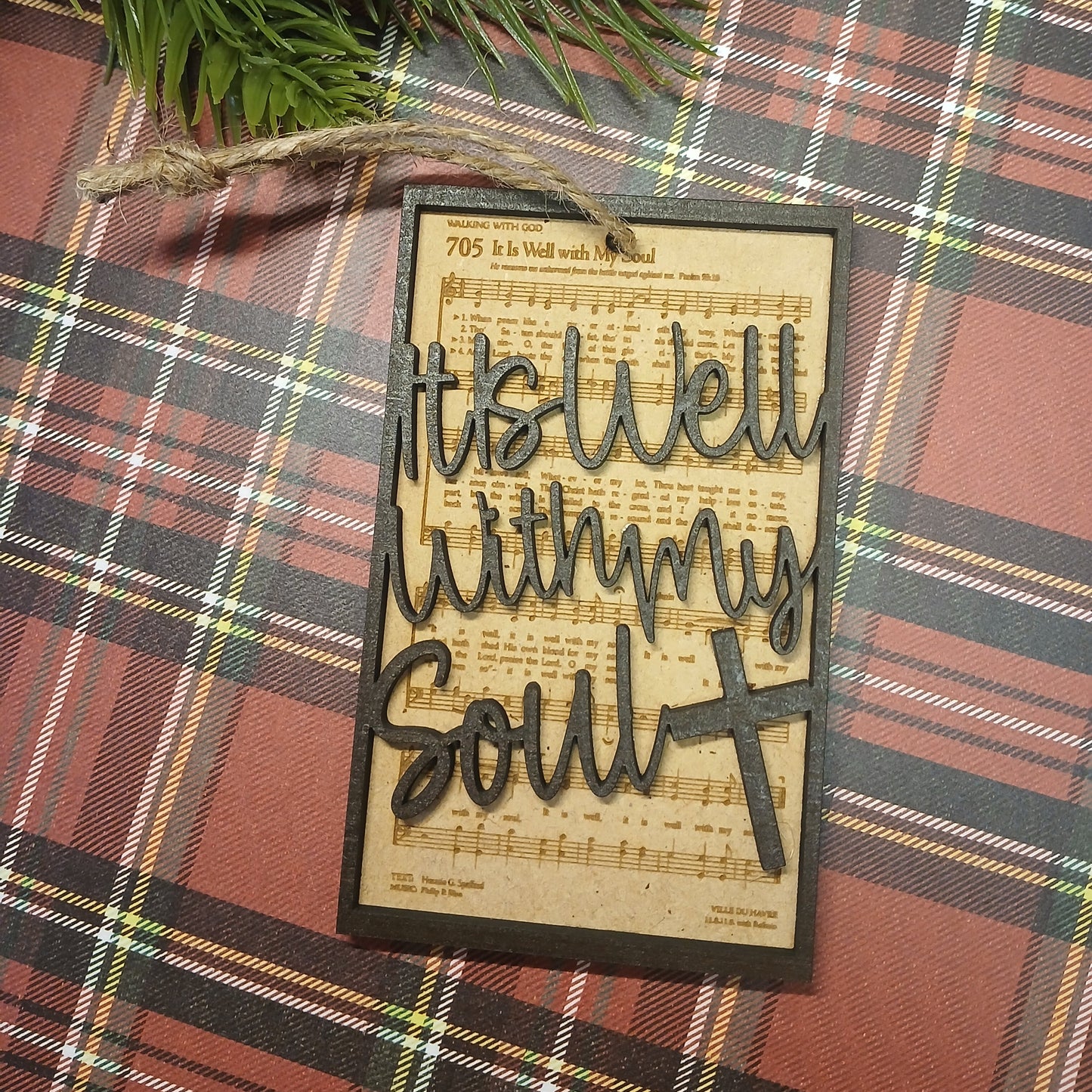 Wooden Religion Song Ornaments