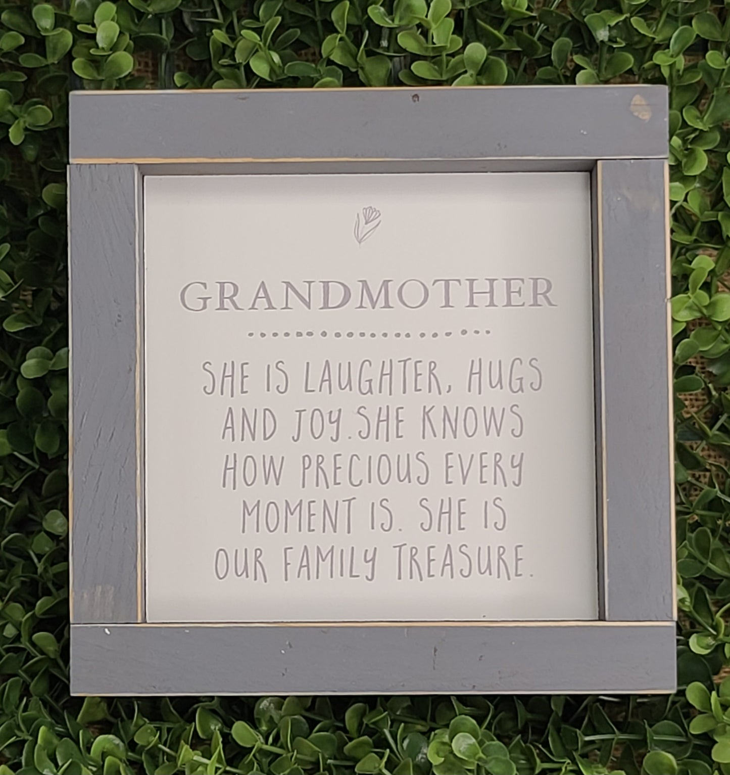 Wood Framed Grandmother Sign