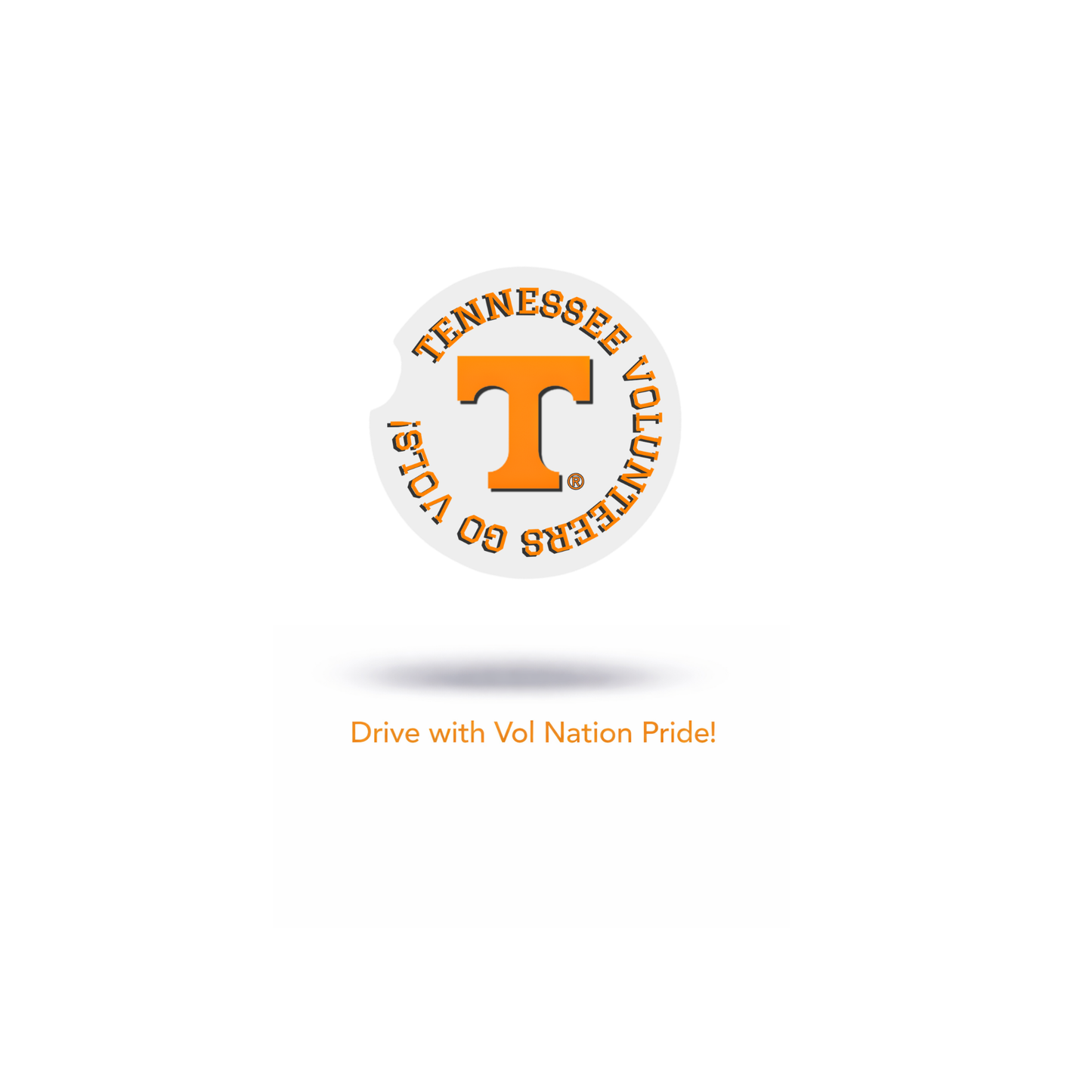 Tennessee Volunteers Power T Car Coasters