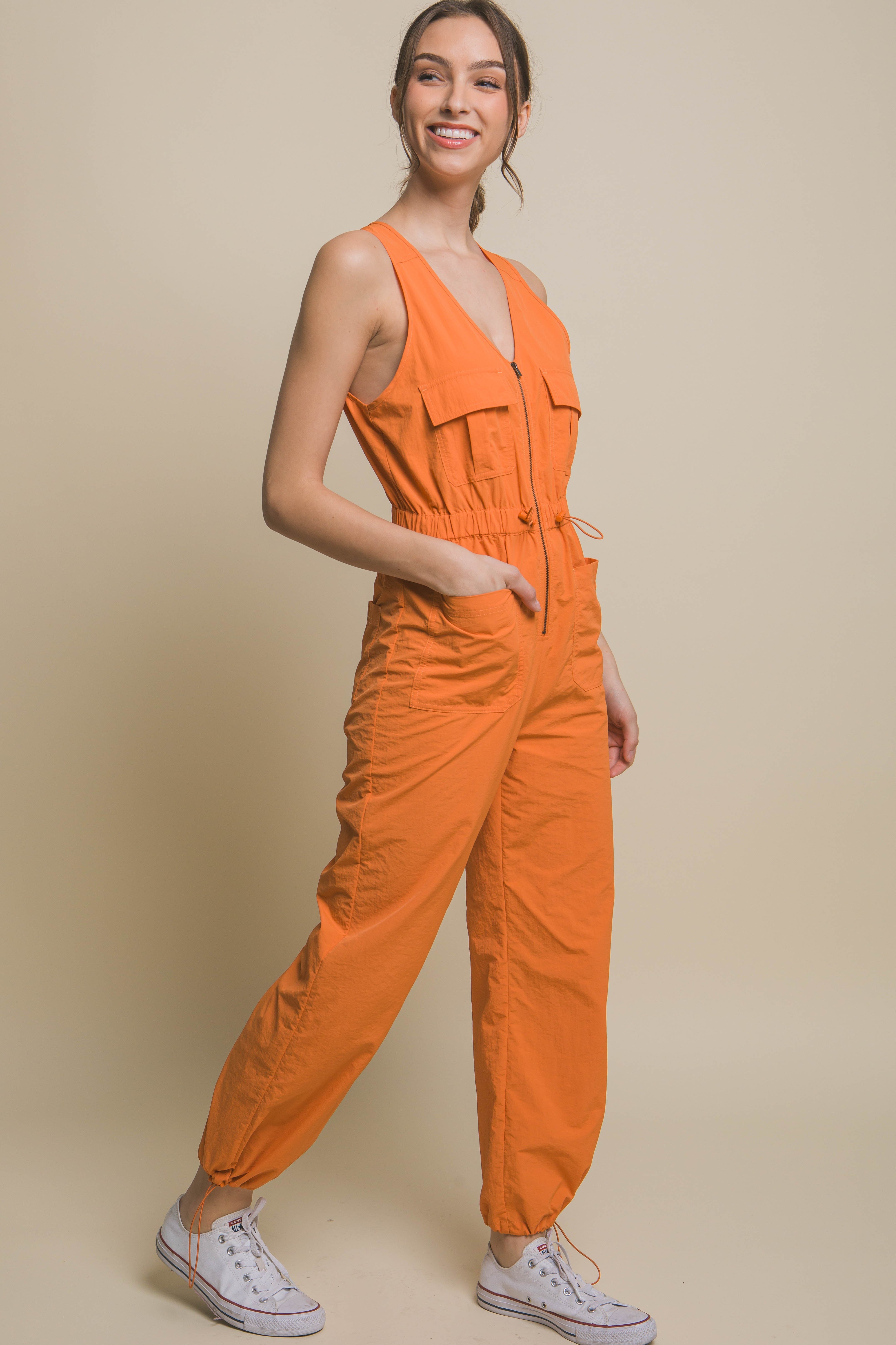 TN Cargo Jumpsuit - Orange