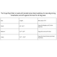 Forge Hemp Dog Collars