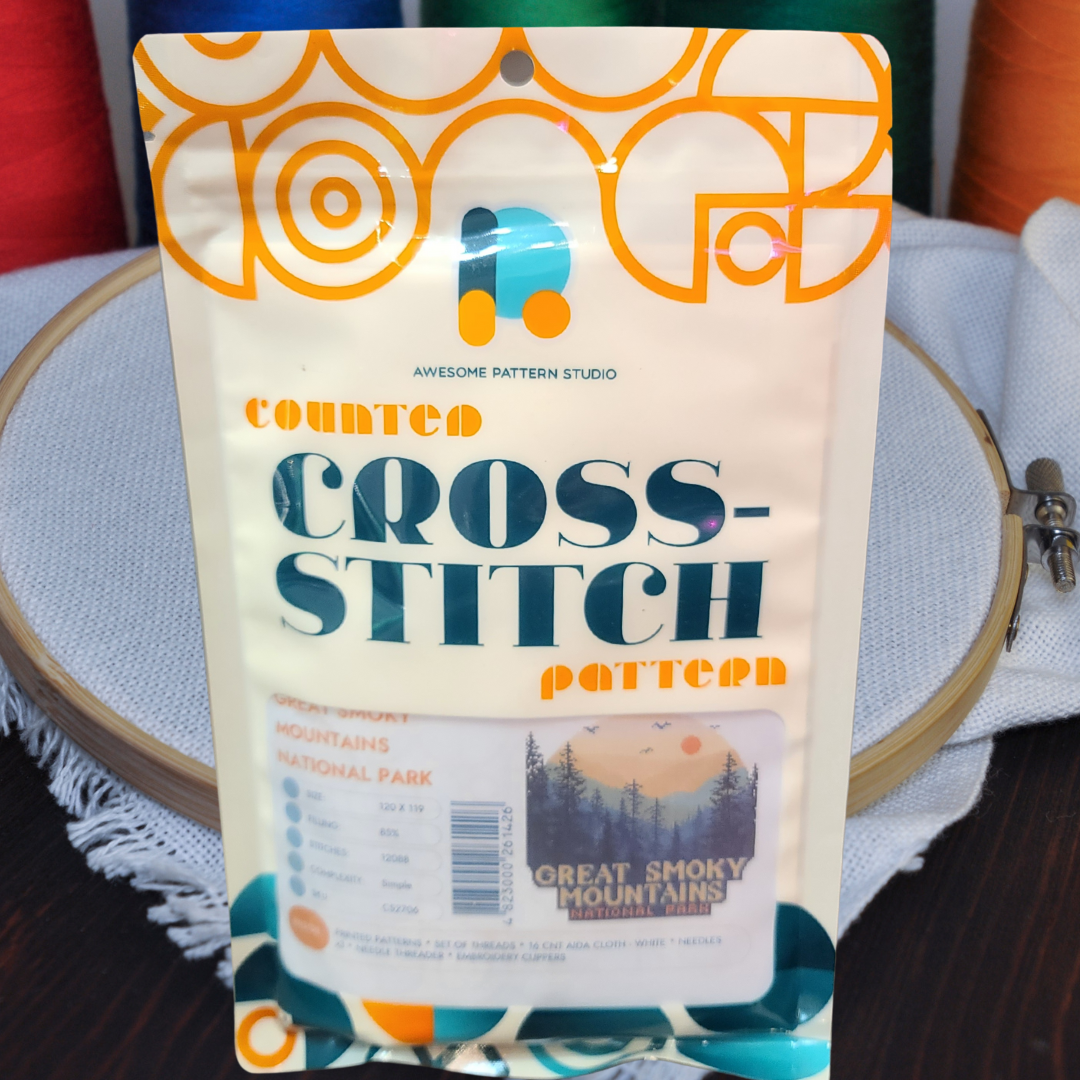 Cross Stitch Pattern - Great Smoky Mountains