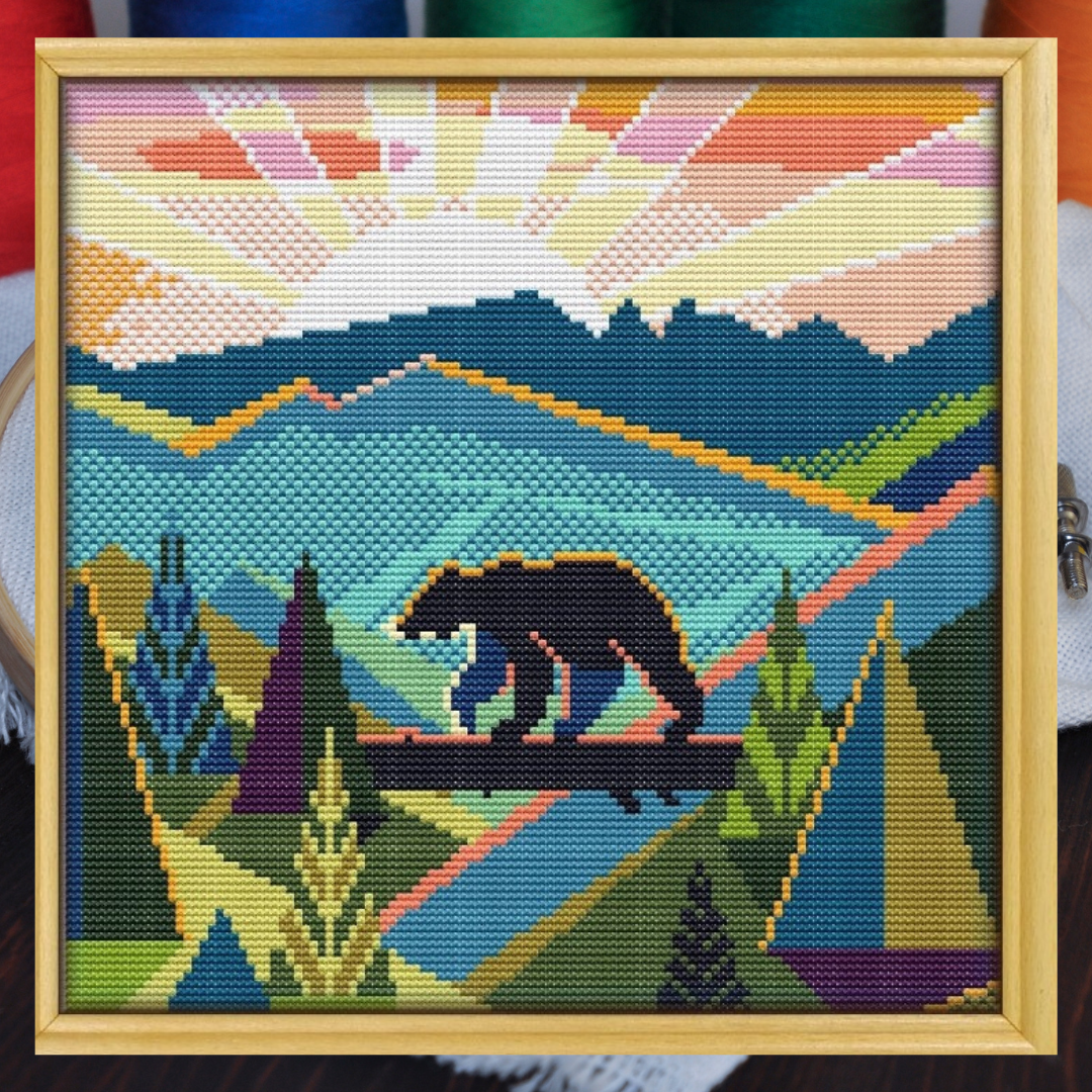 Cross Stitch Pattern - Great Smoky Mountains