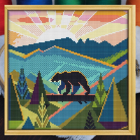 Cross Stitch Pattern - Great Smoky Mountains