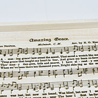 “Amazing Grace” Whitewash Hymn Sign