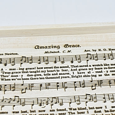 “Amazing Grace” Whitewash Hymn Sign